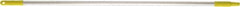 Vikan - 52 x 1" Aluminum Squeegee Handle - European Threaded Connection, Yellow - Eagle Tool & Supply