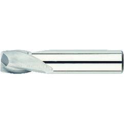 1/2 Dia. x 2-1/2 Overall Length 2-Flute Square End Solid Carbide SE End Mill-Round Shank-Center Cut-Uncoated - Eagle Tool & Supply