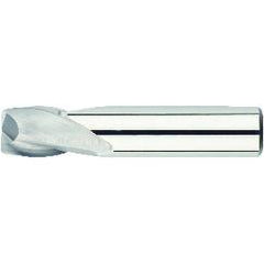 1/2 Dia. x 2-1/2 Overall Length 2-Flute Square End Solid Carbide SE End Mill-Round Shank-Center Cut-TiAlN - Eagle Tool & Supply