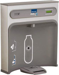 Halsey Taylor - 8 GPH Cooling Capacity Retro Fit Water Cooler & Fountain - Retro-Fit Bottle Filling Station, 20 to 105 psi, 0.20 hp, Stainless Steel - Eagle Tool & Supply