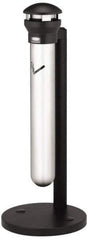 Rubbermaid - 1.3 Gal Stainless Steel Cigarette & Cigar Receptacle - 15-1/2" Wide x 39-5/8" High - Eagle Tool & Supply