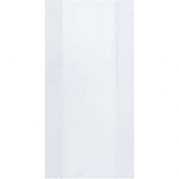 Value Collection - Pack of (500), 10 x 24", 3 mil Gusseted Poly Bags - Eagle Tool & Supply