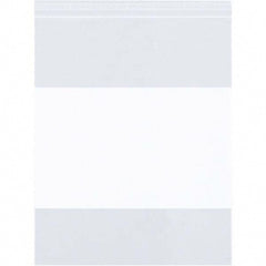 Value Collection - Pack of (1000), 10 x 15" 4 mil Reclosable Poly Bags - Eagle Tool & Supply