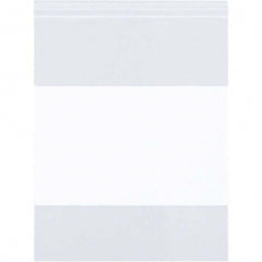 Value Collection - Pack of (1000), 4 x 8" 4 mil Reclosable Poly Bags - Eagle Tool & Supply
