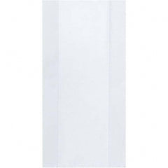 Value Collection - Pack of (1000), 4 x 12" 2 mil Gusseted Poly Bags - Eagle Tool & Supply