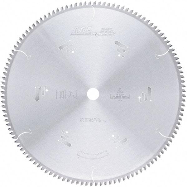 Amana Tool - 18" Diam, 1" Arbor Hole Diam, 120 Tooth Wet & Dry Cut Saw Blade - Carbide-Tipped, Clean Action, Standard Round Arbor - Eagle Tool & Supply