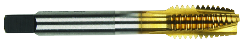 3/8-24 Dia. - GH7 - 3 FL - Premium HSS - TiN - Plug Oversize +.0035 Shear Tap - Eagle Tool & Supply