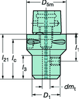 C63912006055 CAPTO ADAPTER - Eagle Tool & Supply