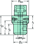 C63912016065 CAPTO ADAPTER - Eagle Tool & Supply