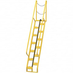 Vestil - Rolling & Wall Mounted Ladders & Platforms Type: Alternating Tread Stair Style: Tread Stair - Eagle Tool & Supply