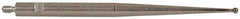 TESA Brown & Sharpe - 1mm Ball Diam, Carbide, Ball Test Indicator Contact Point - 1-7/16" Contact Point Length, Use with Brown & Sharpe BesTest 599 Series - Eagle Tool & Supply