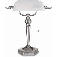 ALERA - Task Lights Fixture Type: Desk Color: Brushed Nickel - Eagle Tool & Supply