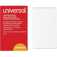 UNIVERSAL - Laminator Accessories Type: Laminating Pouch - Eagle Tool & Supply