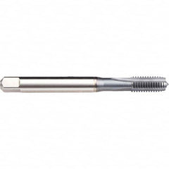 Emuge - M2x0.40 Metric 6H 0 Flute TiCN Finish Cobalt Machine Tap - Eagle Tool & Supply