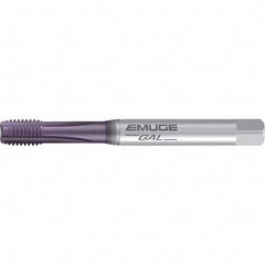 Emuge - M16x2.00 Metric 4 Flute TiCN Finish Powdered Metal Spiral Point Tap - Eagle Tool & Supply