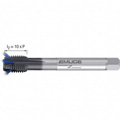 Emuge - M24x3.00 Metric 6H 0 Flute GLT-1 Finish Powdered Metal Spiral Point Tap - Eagle Tool & Supply