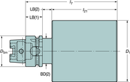 39241050100104250A HSK BLANK - Eagle Tool & Supply