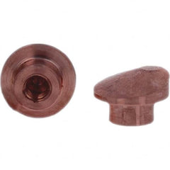 Tuffaloy - Spot Welder Tips For Use With: Socket Or Paddle Type Holder Type: Socket Tip D Nose (Offset) - Eagle Tool & Supply