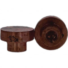 Tuffaloy - Spot Welder Tips For Use With: Socket Or Paddle Type Holder Type: Socket Tip C Nose (Flat) - Eagle Tool & Supply