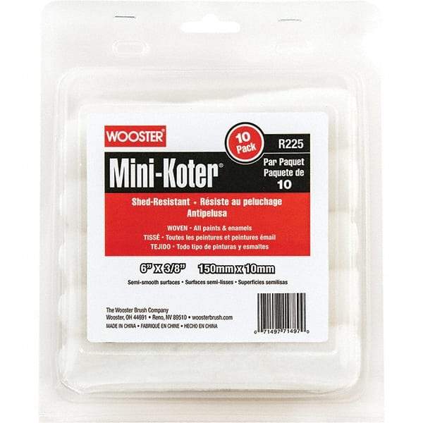 Wooster Brush - Paint Roller Covers   Type: Mini Roller    Nap Size (Inch): 3/8 - Eagle Tool & Supply