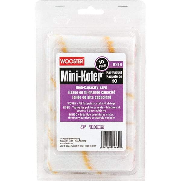 Wooster Brush - Paint Roller Covers   Type: Mini Roller    Nap Size (Inch): 0 - Eagle Tool & Supply