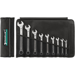 Wrench Sets; Set Type: Combination Wrench; System Of Measurement: Metric; Container Type: Wallet; Roll; Wrench Size: 9 to 22 mm; Material: Alloy Steel; Chrome; Finish: Chrome-Plated; Overall Length: 10.4331 in; Non-sparking: No; Corrosion-resistant: No; R