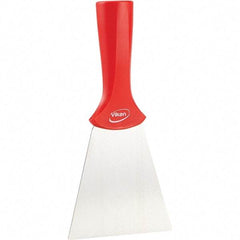 Vikan - Scrapers & Scraper Sets Blade Style: Straight Flexibility: Stiff - Eagle Tool & Supply