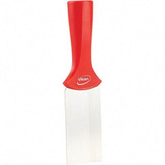 Vikan - Scrapers & Scraper Sets Blade Style: Straight Flexibility: Stiff - Eagle Tool & Supply