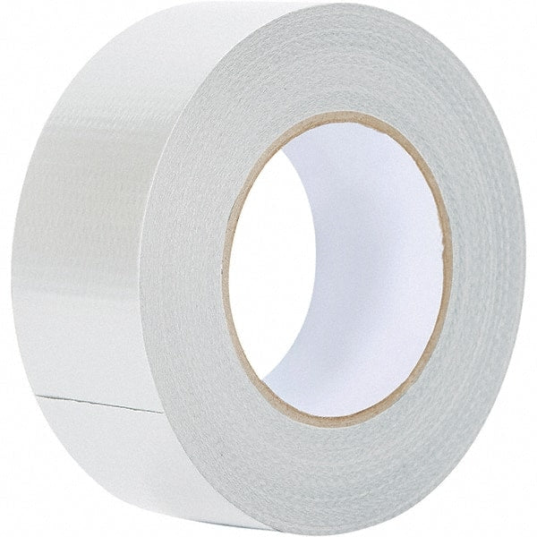Value Collection - 60 Yd x 2" x 8.7 mil White Polyethylene Cloth Duct Tape - Eagle Tool & Supply