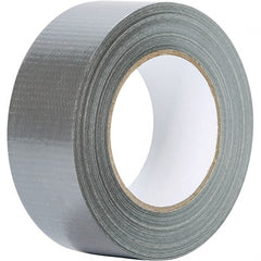 Value Collection - 60 Yd x 2" x 6.7 mil Silver Polyethylene Cloth Duct Tape - Eagle Tool & Supply