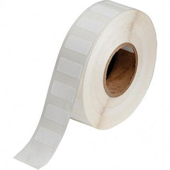 Brady - 1" Wide x 1/2" Long, White Polypropylene Inkjet Label - For BradyJet J2000 - Eagle Tool & Supply