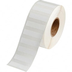 Brady - 1/2" Wide x 2" Long, White Polypropylene Inkjet Label - For BradyJet J2000 - Eagle Tool & Supply