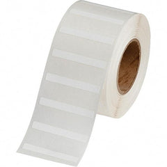 Brady - 1/4" Wide x 2" Long, White Polypropylene Inkjet Label - For BradyJet J2000 - Eagle Tool & Supply