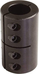 Climax Metal Products - 1-3/4" Inside x 3-1/8" Outside Diam, One Piece Split Clamping Collar - 4-1/2" Long - Eagle Tool & Supply
