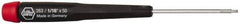 Wiha - 1/16" Precision Miniature Hex Driver - 1-31/32" Bade Length, Tapered Handle, 5-3/4" OAL - Eagle Tool & Supply
