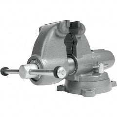 Wilton - Bench & Pipe Combination Vises Jaw Width (Inch): 5 Jaw Opening Capacity (Inch): 7 - Eagle Tool & Supply