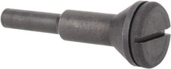 Value Collection - 1/4" Hole, Screw Lock Wheel & Disc Mandrel - 2" OAL, 1/4" Max Wheel Width, 1/4" Shank Diam - Eagle Tool & Supply