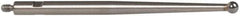 TESA Brown & Sharpe - 2mm Ball Diam, Carbide, Ball Test Indicator Contact Point - 1-7/16" Contact Point Length, Use with Brown & Sharpe BesTest 599 Series - Eagle Tool & Supply