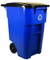 50 Gallon Brute Recycling Container with Lid - Eagle Tool & Supply