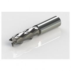 20mm Dia. x 150mm Overall Length 4-Flute Square End Solid Carbide SE End Mill-Round Shank-Center Cut-Uncoated - Eagle Tool & Supply