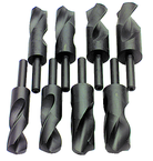 8 Pc. HSS Reduced Shank Drill Set - Eagle Tool & Supply