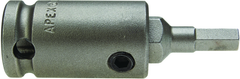 #SZ-23 - 1/2" Square Drive - 5/16" M Hex - 2-1/2" Overall Length SAE Bit - Eagle Tool & Supply