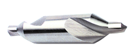 Size 7; 1/4 Drill Dia x 3-1/4 OAL 60° M42 Combined Drill & Countersink - Eagle Tool & Supply