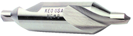 #8 90° High Speed Steel Center Drill-Plain - Eagle Tool & Supply
