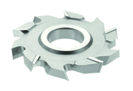 8 x 3/4 x 1-1/2 - HSS - Staggered Tooth Side Milling Cutter-AL - 20T - TiN Coated - Eagle Tool & Supply