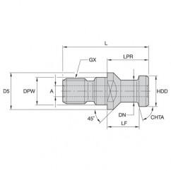 RK 50DVM PULL STUD - Eagle Tool & Supply