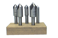 5 pc. HSS 82 Degree Countersink Set - Eagle Tool & Supply