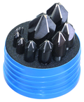 11 Pc. HSS 90 Degree Chatterless Countersink Set - Eagle Tool & Supply