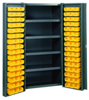 38 x 24 x 72'' (96 Bins Included) - Bin Storage Cabinet - Eagle Tool & Supply
