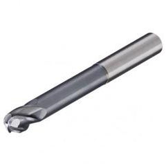 3/8" Dia. - 4" OAL - CBD-30°-Center Cut-Long Reach Ball Nose HP End Mill-4 FL - Eagle Tool & Supply